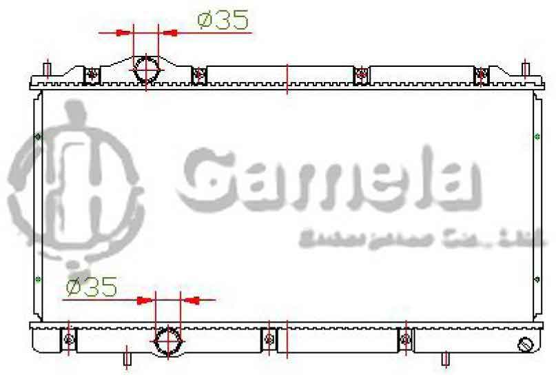 6191302009-T - Radiator-for-MITSUBISHI-FTO-DE2A-4G93-DE3A-6A12-94-99-MT-OEM-MR160020