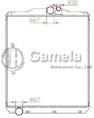 6191302020-T - Radiator-for-MITSUBISHI-MT