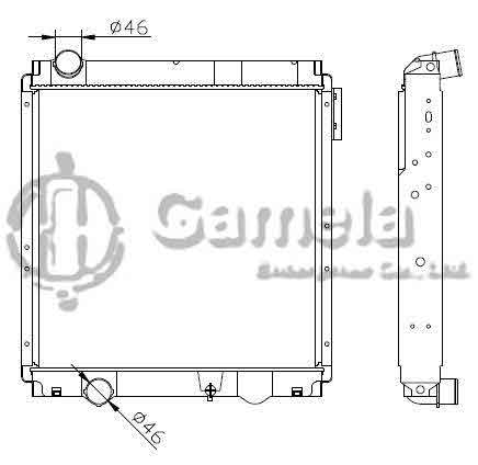 6191302073-T - Radiator-for-MITSUBISHI-CANTER-2008-DIESEL-MT-OEM-ME417293