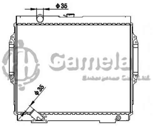 6191302109-T - Radiator-for-MITSUBISHI-MONTERO-V6-3-0-92-94-MT-DPI-1504