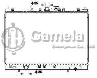 6191302123-T - Radiator-for-MITSUBISHI-SPACE-WAGON-CHARIOT-MT