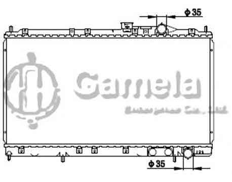 6191302126-T - Radiator-for-MITSUBISHI-GALANT-92-96-MT-OEM-MB845808-MR845812-DPI-2176