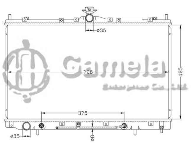 6191302135-T - Radiator-for-MITSUBISHI