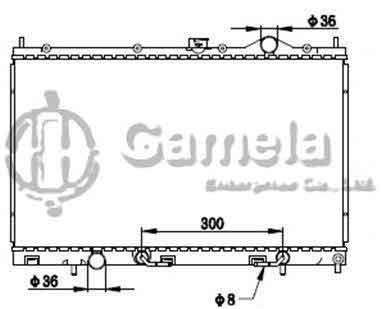 6191302176-T - Radiator-for-MITSUBISHI