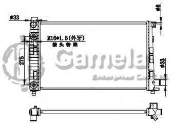 6191304031-T - Radiator-for-MERCEDES-BENZ-W168-A140-160-170-190-97-04-AT-NISSENS-62781A-OEM-1685001102-1685001202-1685001302-1685001502-1685001602-1685001702