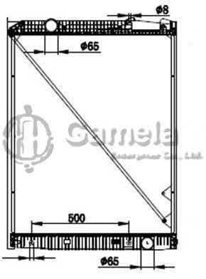 6191304089-T - Radiator-for-MERCEDES-BENZ-TRUCKS-ACTROS-ZETROS-02-AT-NISSENS-62649A-OEM-9425001103-9425001703-9425003203-9425003303-9425003103