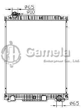 6191304104-T - Radiator-for-MERCEDES-BENZ-C-CLASS-C200-220-87-96-MT-NISSENS-62524A-OEM-6524014101