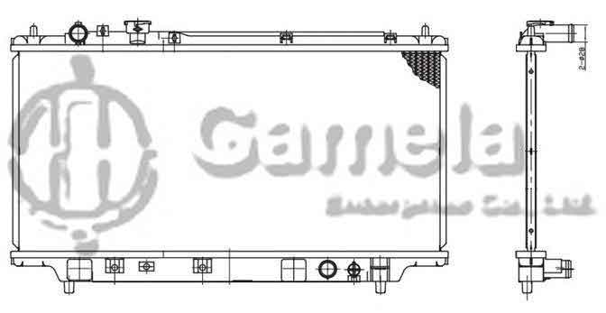 6191326009-T - Radiator-for-MAZDA-PROTEGE-L4-1-5-1-8-95-98-MT-NISSENS-62383A-OEM-B6BF15200G-B59615200D