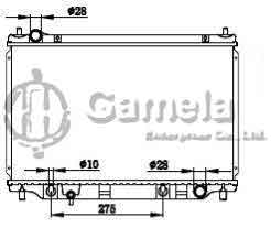 6191326025-T - Radiator-for-MAZDA2-DEMIO04-AT-OEM-ZJ0315200-ZJ0315200A