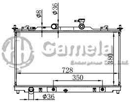 6191326036-T - Radiator-for-MAZDA