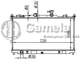 6191326037-T - Radiator-for-MAZDA