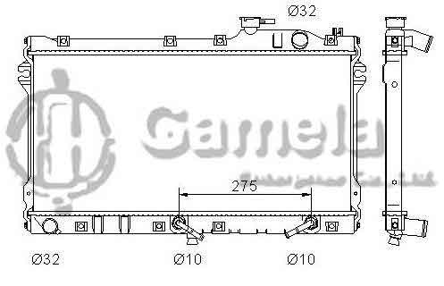 6191326046-T - Radiator-for-MAZDA-MIATA-L4-1-6-1-8-90-97-AT-NISSENS-62447-OEM-B61P15200-B61P15200B-DPI-1140