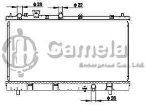 6191326109-T - Radiator-for-MAZDA-FAMILIA-323-BJEP98-MT-NISSENS-62456A-OEM-RF1S15200A-RF2L15200B