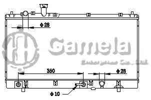 6191326113-T - Radiator-for-MAZDA-AT