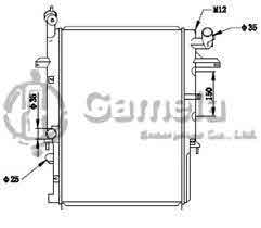 6191326123-T - Radiator-for-MAZDA-BONGO-SR5AM-97-99-AT