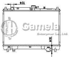 6191326126-T - Radiator-for-MAZDA-FAMILIA-323-MT