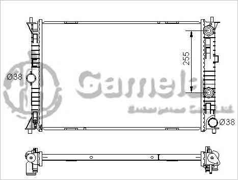 6191326147-T - Radiator-for-MAZDA-AT-DPI-13089