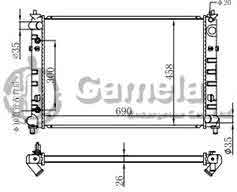 6191326149-T - Radiator-for-MAZDA-MPV-GF-LWEW-00-03-AT