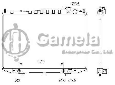 6191419014-T - Radiator-for-NISSAN-FRONTIER-XTERRA-L4-V6-2-4-3-3-98-04-AT-NISSENS-69453-OEM-214609Z000-DPI-2215