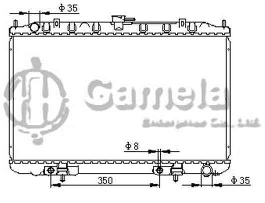 6191419033-T - Radiator-for-NISSAN-MAXIMA-INFINITI-I35-V6-3-0-3-5-00-03-AT-OEM-214605Y700-DPI-2612