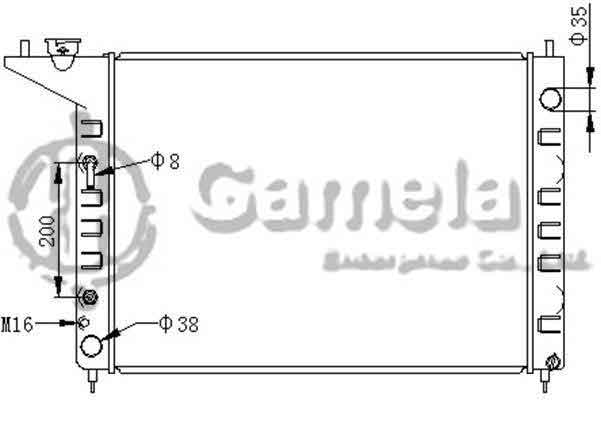 6191419036-T - Radiator-for-NISSAN-INFINITI-Q45-V8-4-5-90-93-AT-OEM-2146060U00-DPI-1404-2053