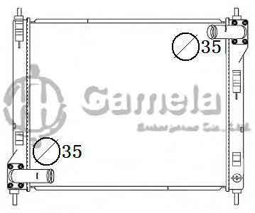 6191419058-T - Radiator-for-NISSAN-JUKE-2011-MT-NISSENS-67370-OEM-214101KC5A-DPI-13264