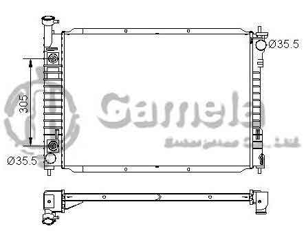 6191419063-T - Radiator-for-NISSAN-QUEST-VILLAGER-V6-3-39-9-02-AT-OEM-XF5H8005AC-XF5Z8005A-XF5H8005AD-XF5Z8005AA-DPI-2259