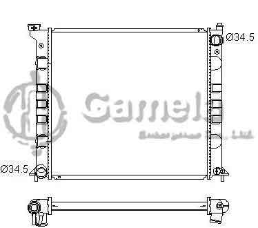 6191419075-T - Radiator-for-NISSAN-300-ZX-V6-3-0-90-96-MT-OEM-2146040P00-DPI-1151