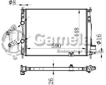 6191419076-T - Radiator-for-NISSAN-QASHQAI-DUALIS-MT