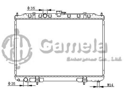 6191419087-T - Radiator-for-NISSAN-X-TRAIL-16V-24V-2-0-2-5-01-MT-NISSENS-68705A-OEM-214108H900