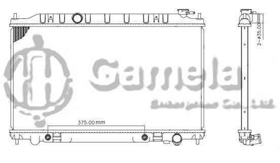 6191419095-T - Radiator-for-NISSAN-TEANA-V6-3-5-2004-AT-OEM-214609Y800