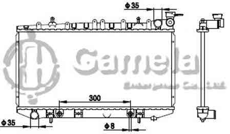 6191419104-T - Radiator-for-NISSAN