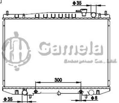 6191419118-T - Radiator-for-NISSAN-BD22-TD27-AT