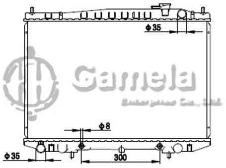 6191419120-T - Radiator-for-NISSAN-PICK-UP-D22-98-05-AT