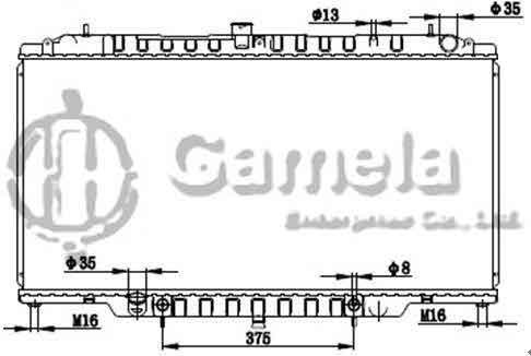 6191419149-T - Radiator-for-NISSAN-SAFARI-WYY61-AT