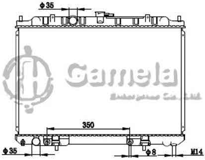 6191419165-T - Radiator-for-NISSAN-XTRAIL-AT-OEM-21460AE100-214608H303-214609H300