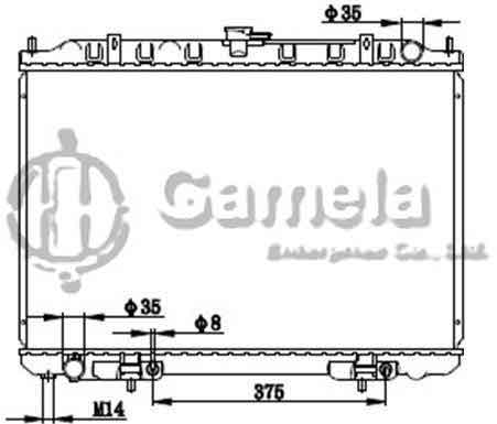 6191419169-T - Radiator-for-NISSAN-N30-AT-OEM-214605V570