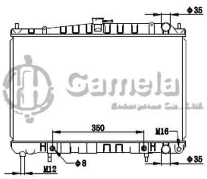 6191419186-T - Radiator-for-NISSAN-STAGEA-WGNC34-98-00-AT-OEM-21460OV500-21460OV517