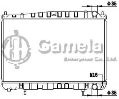 6191419188-T - Radiator-for-NISSAN-LAUREL-SC34-93-MT