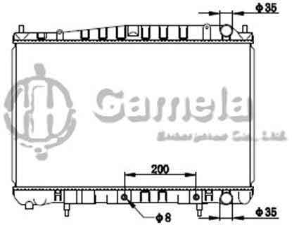 6191419189-T - Radiator-for-NISSAN-LAUREL-SC34-93-AT-OEM-2146081T00-2146081T01