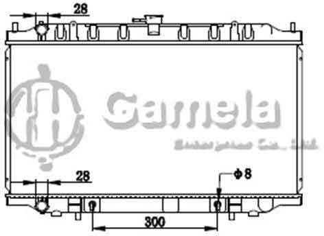 6191419196-T - Radiator-for-NISSAN-PRIMERA-98-01-AT