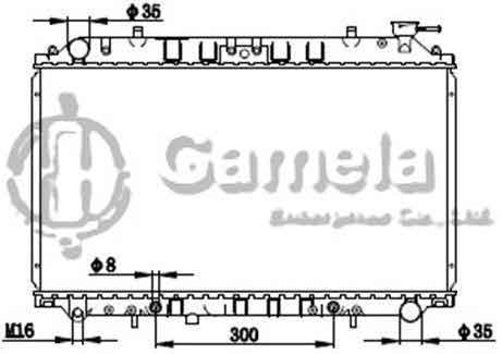 6191419229-T - Radiator-for-NISSAN-VANETTE-SELENA-KBC23-91-93-AT-OEM-214600C000-214600C810