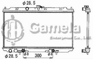 6191419245-T - Radiator-for-NISSAN-ALMERA-II-PRIMERA-00-AT-NISSENS-67345A-OEM-21460BM700-21460BM702-21460AV700