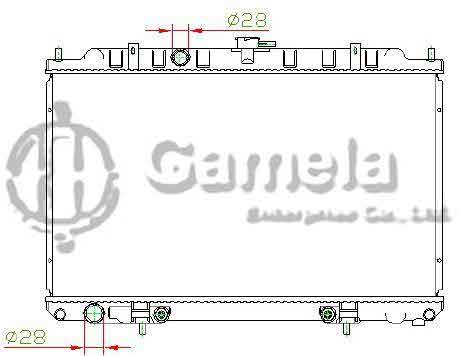 6191419250-T - Radiator-for-NISSAN-SUNNY2002-N16-B15-QC13-1-8-AT-OEM-214604M400-214604M700