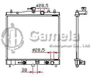 6191419261-T - Radiator-for-NISSAN-MICRA-02-K12-AT