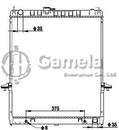 6191419266-T - Radiator-for-NISSAN-AT