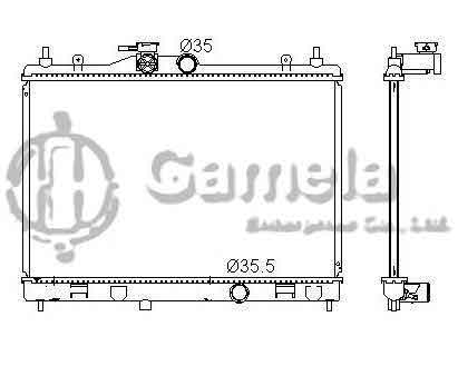 6191419273-T - Radiator-for-NISSAN-TIIDA-SC11-06-MT-OEM-21460El000