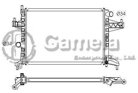 6191516011-T - Radiator-for-OPEL-COMBO-CORSA-C-TIGRA-B-16V-Tdi1-8-1-7-2000-MT-NISSENS-63008A-OEM-9201956-1300237-24445163