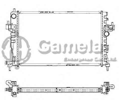 6191516022-T - Radiator-for-OPEL-CROSACOMBO-TIGRA-1-3-1-7-16V-00-MT-NISSENS-63094-OEM-1300259-1300261-1310381-24466780-93177424-93177593