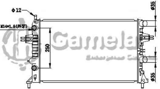 6191516061-T - Radiator-for-OPEL-ASTRA-G-1-2i-16V-98-09-AT-NISSENS-630704-OEM-1300270-93179909